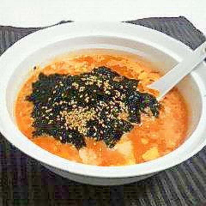 1人晩ご飯 かんたん あったか キムチ雑炊 レシピ 作り方 By Poo 太郎 楽天レシピ 1人晩ご飯 かんたん あったか キムチ雑炊 レシピ 作り方 By Poo 太郎 楽天レシピ